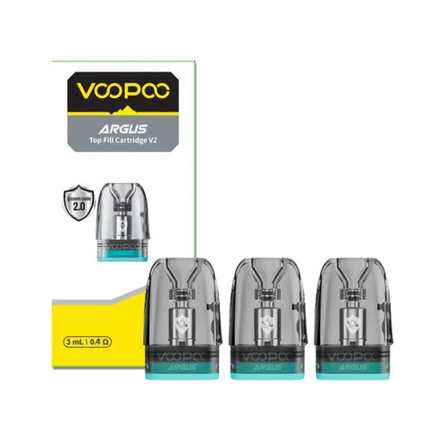Voopoo Argus Top Fills Replacement Pods Pack of 3 - Vaperdeals