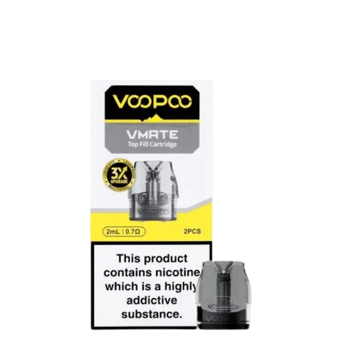 Voopoo Vmate Top Fill Replacement Pods 2ml Pack of 2 - Vaperdeals