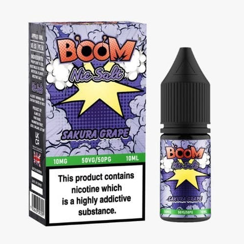 Boom Nic Salt Box Of 5 - Vaperdeals