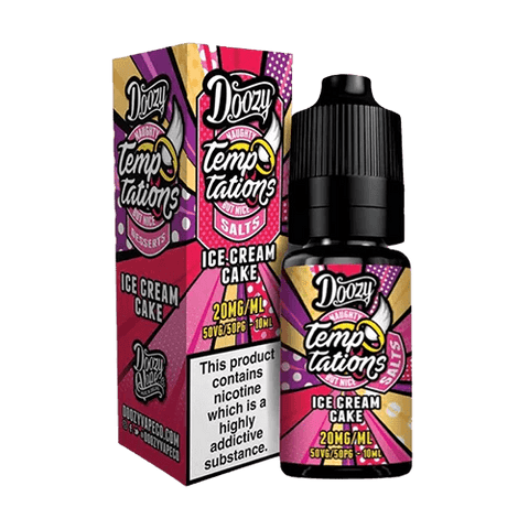 Doozy Temptation Nic Salt Box Of 10 - Vaperdeals