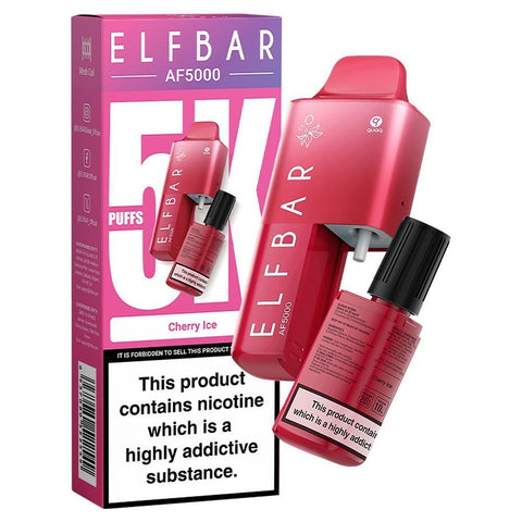 Elfbar AF5000 Puffs Disposable Vape Device - Box of 5 - Vaperdeals
