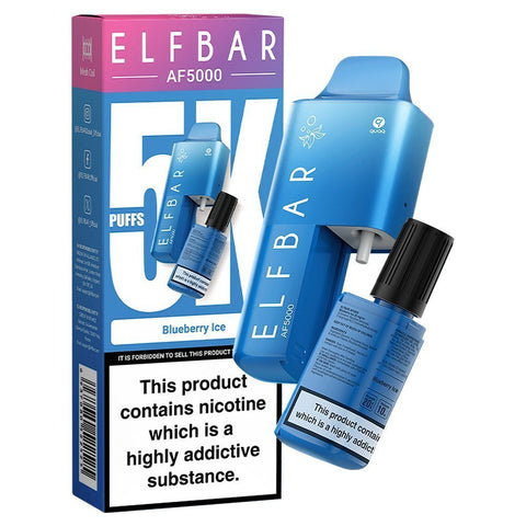 Elfbar AF5000 Puffs Disposable Vape Device - Box of 5 - Vaperdeals