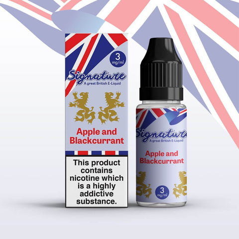 Signature - Apple And Blackcurrant - 10ml (Pack of 10) - Vaperdeals