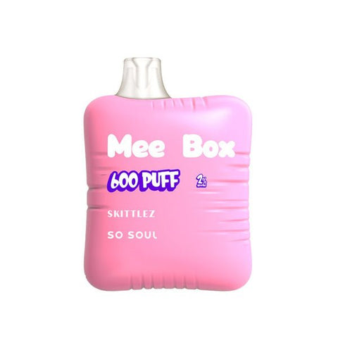 So Soul Mee Box 600 Disposable Vape Puff Pod Pack Of 10 - Vaperdeals
