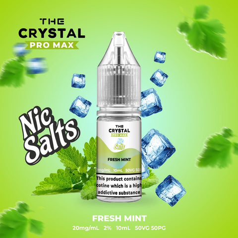 The Crystal Pro Max Vape Nic Salts 10ml - Box of 10 - Vaperdeals