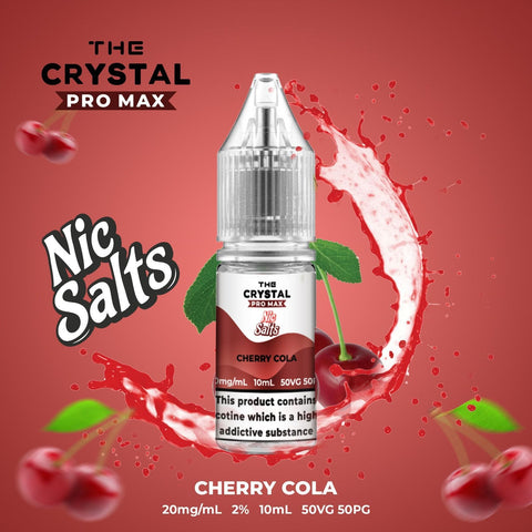 The Crystal Pro Max Vape Nic Salts 10ml - Box of 10 - Vaperdeals