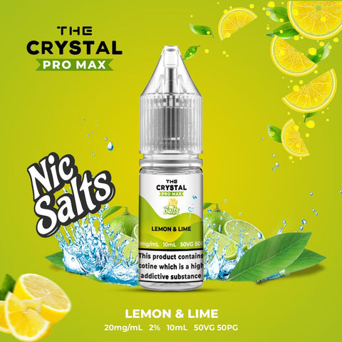 The Crystal Pro Max Vape Nic Salts 10ml - Box of 10 - Vaperdeals