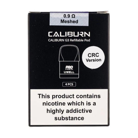U Well Caliburn G3 Replacement Pod -Pack of 4 - Vaperdeals